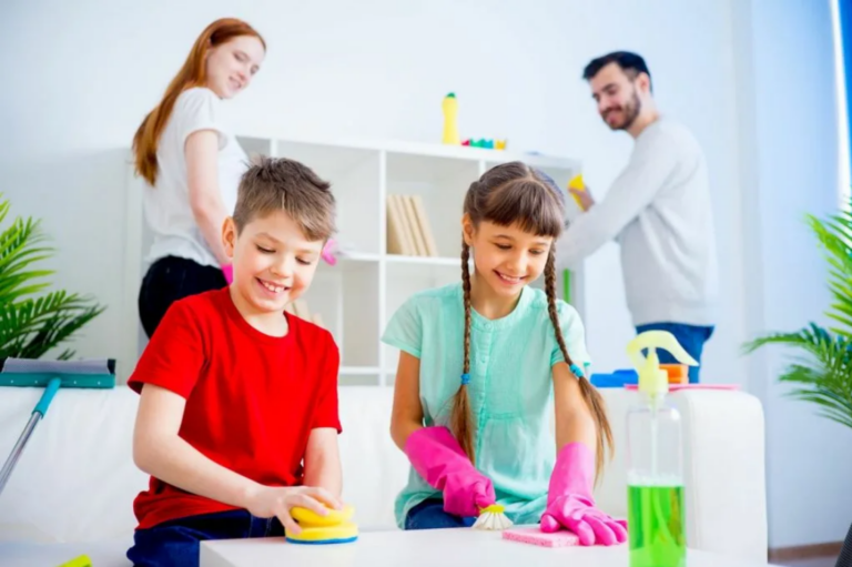 Распределение обязанностей между детьми в семье