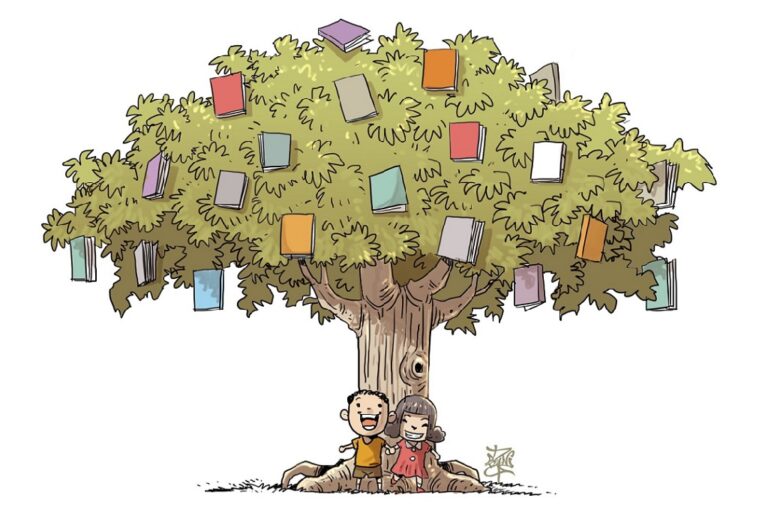 Волшебство книжных деревьев: вдохновляющее путешествие в мир чтения